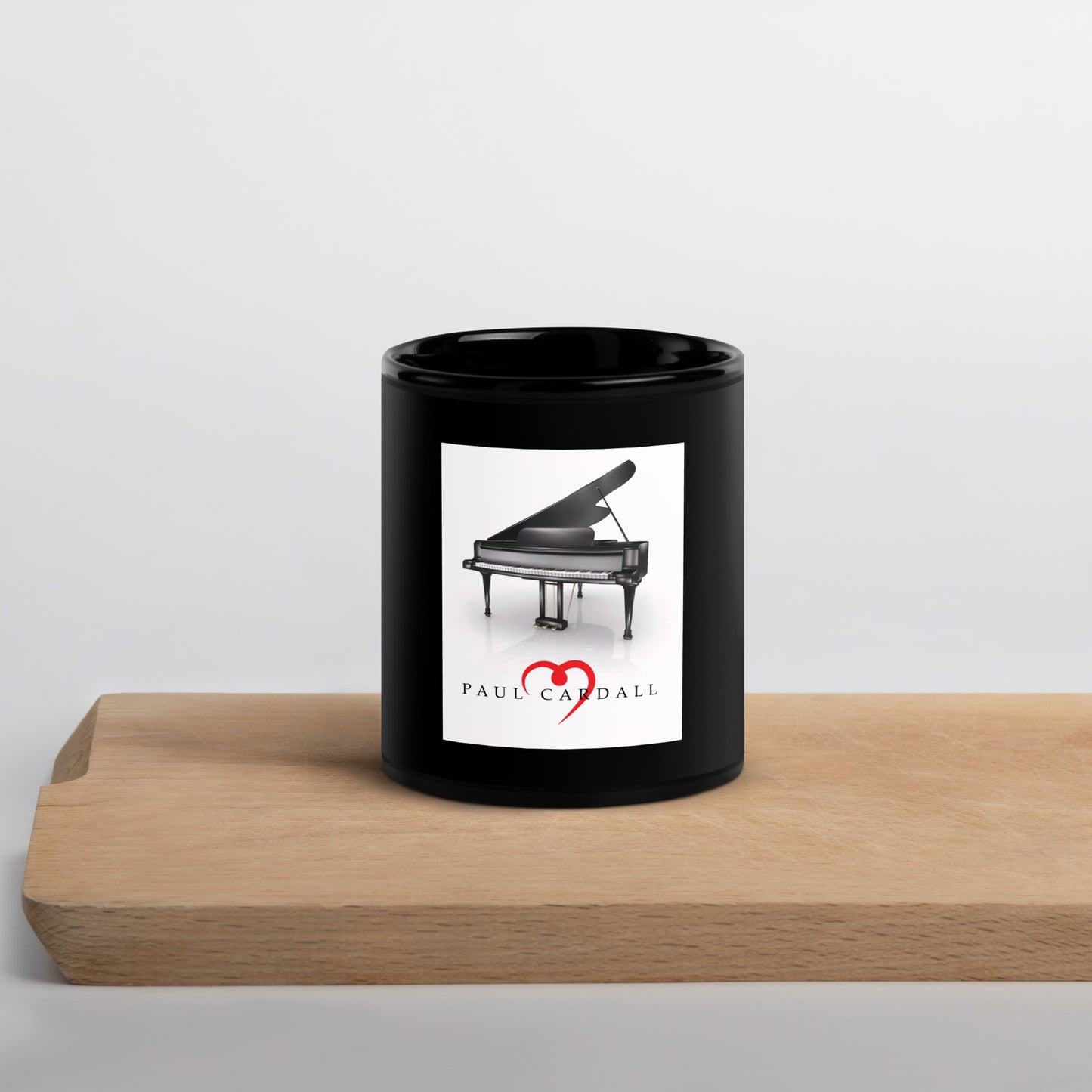 Paul Cardall Black Glossy Mug