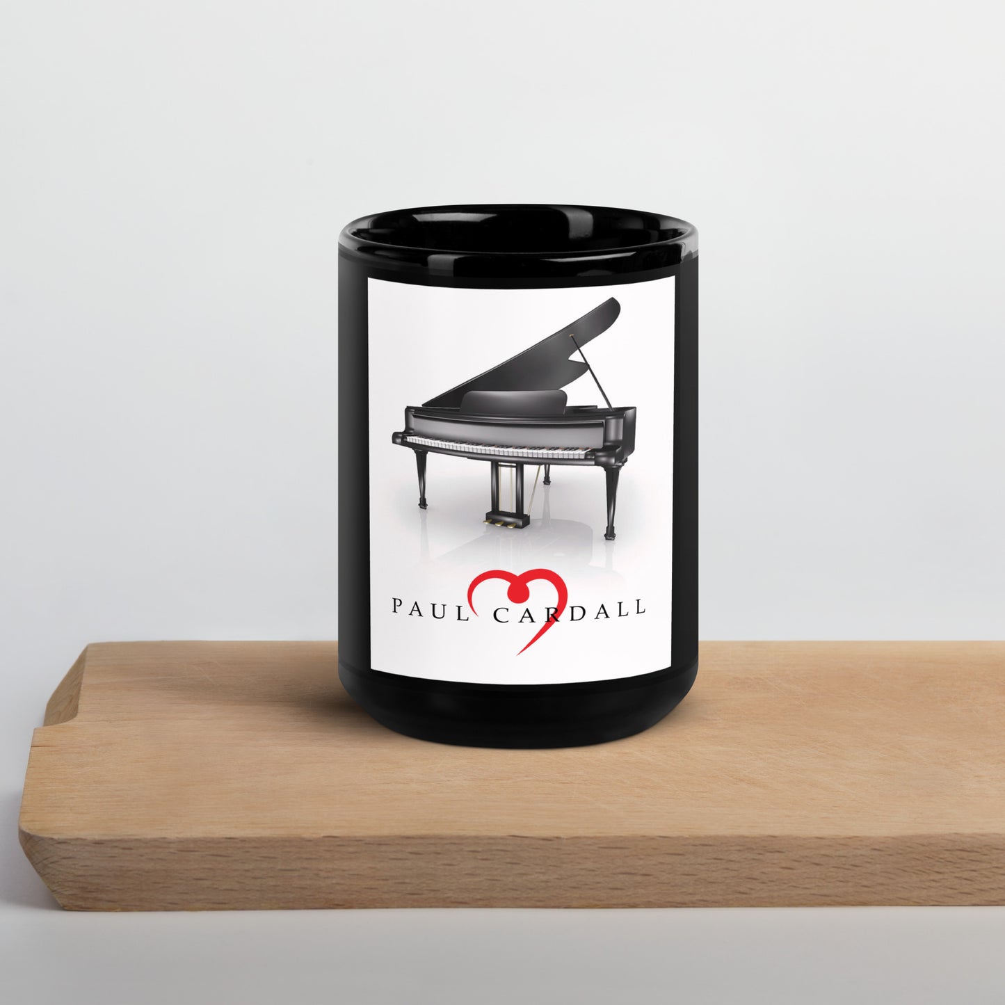 Paul Cardall Black Glossy Mug