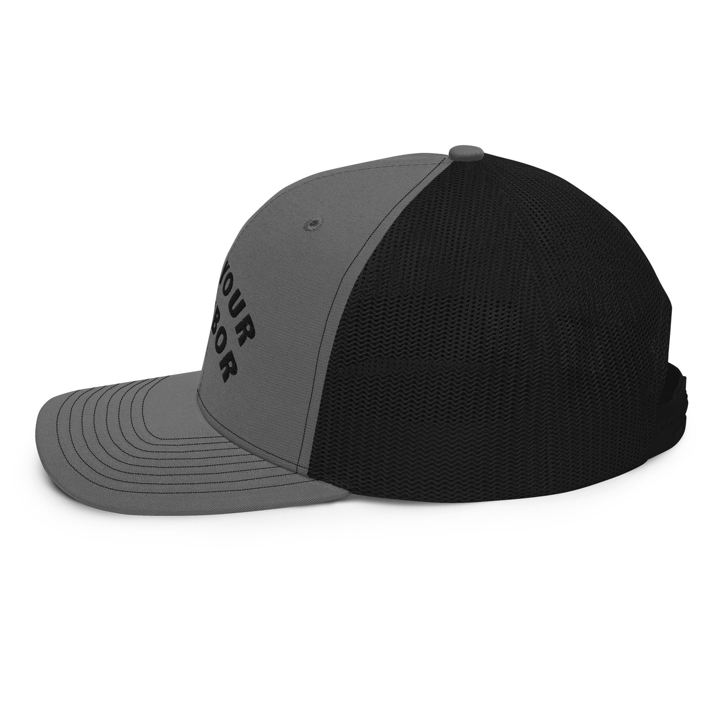 Love Your Neighbor Trucker Hat by Paul Cardall