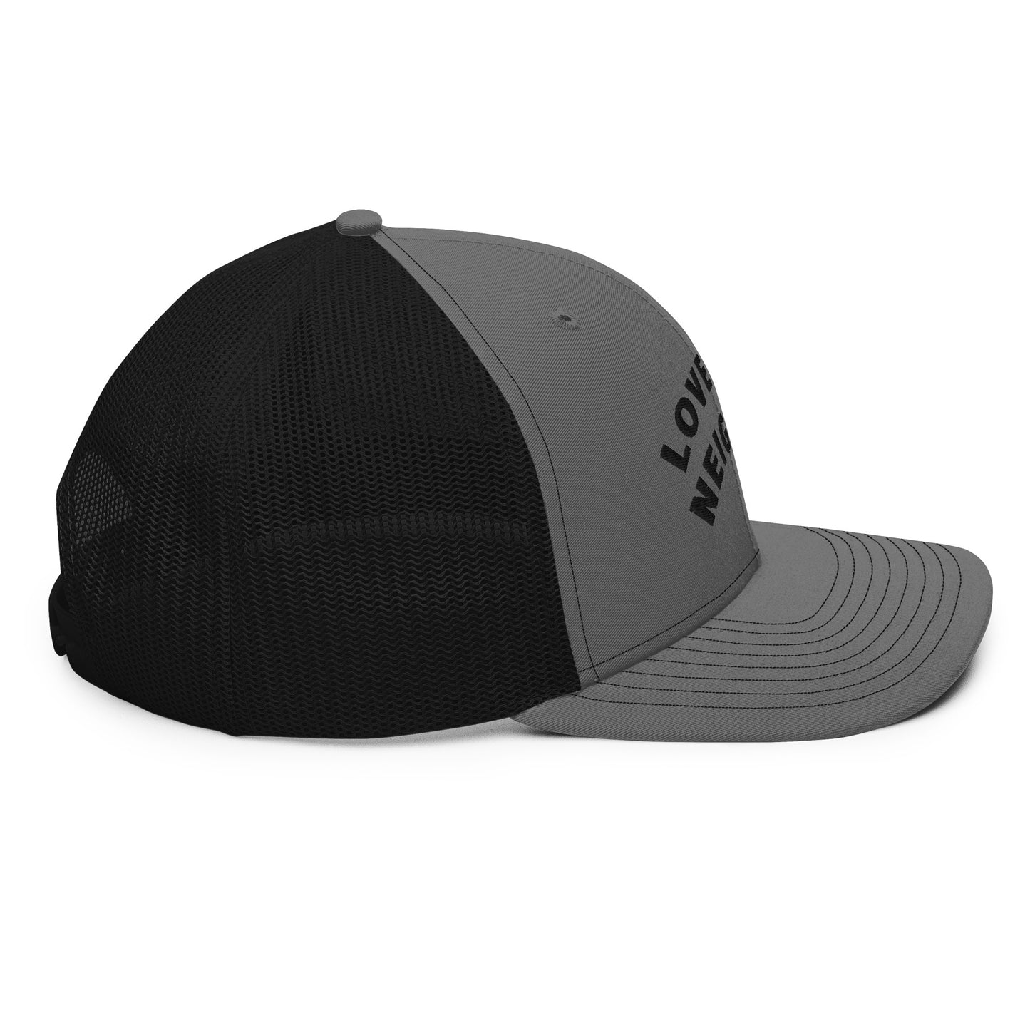 Love Your Neighbor Trucker Hat by Paul Cardall