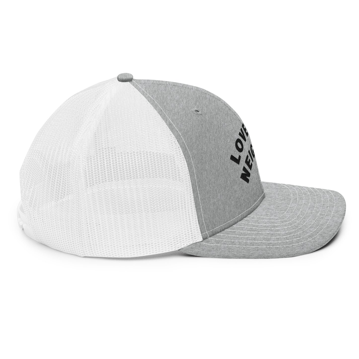Love Your Neighbor Trucker Hat by Paul Cardall