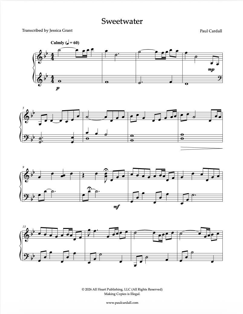 Sweetwater (Sheet Music - Digital)