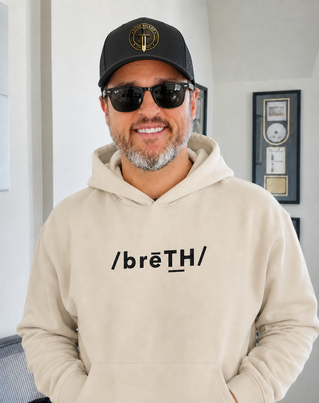 Breathe Men’s box hoodie