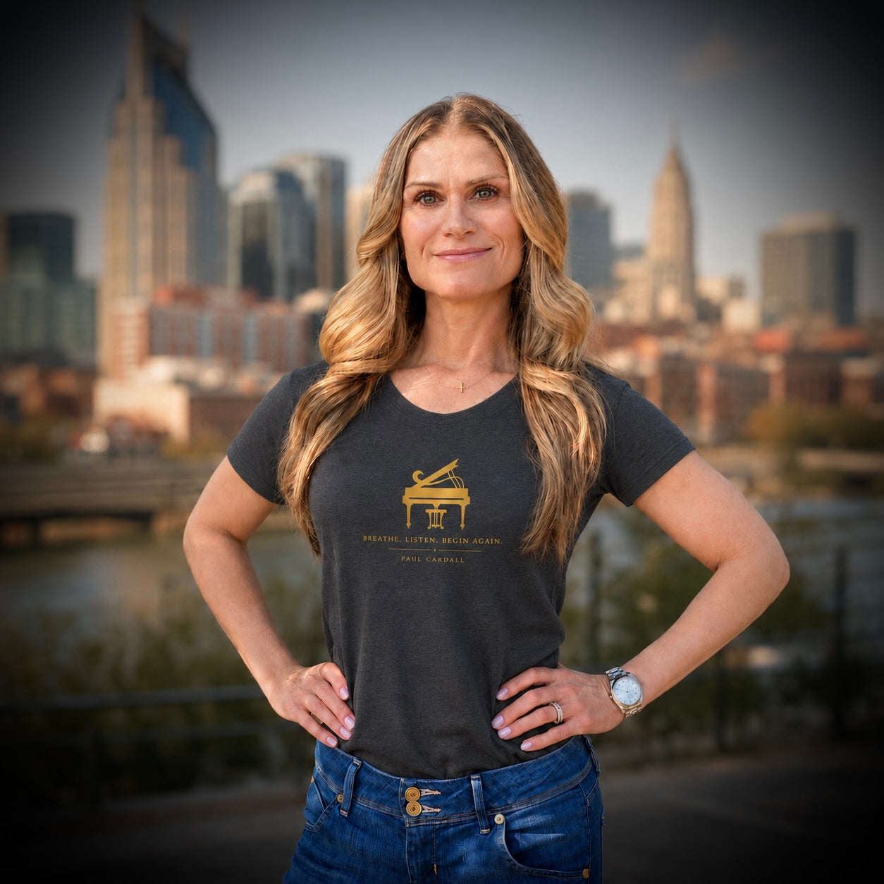 Golden Piano - Women's Relaxed T-Shirt